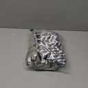 wegreeco Reusable Hanging Wet Dry Cloth Diaper Bag (Grey Leaf, Grey)