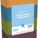 Amazon Basics Facial Tissue, 2-Ply, 160 Tissues per Box, 4 Boxes (640 total) (Previously Solimo)