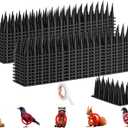 Bird Spikes, 20 Pack Pigeon for Small Birds Raccoon Cats Defender for Outside to Keep Squirrel Away for Railing and Roof