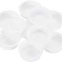PATIKIL 60 Pcs Mailing Tube Plastic End Caps 1.1" ID PE Round Cardboard Shipping Tube Lids White Protective Poster End Caps for Paper Documents Artwork Storage