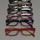 Gaoye Reading Glasses for Women, 6 pack Fashion Readers for Women Men Spring Hinge Eye Glasses, Blue Light Reading Glasses (Black With Bright Flowers Fully Transparent, Black and Red Flowers Fully Transparent, Pink Mosaic Fully Transparent, Red Flowers Semi Transparent, Blue Orange Mosaic Fully Transparent, Black), +1.0