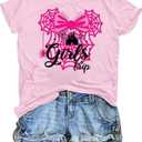 Halloween Ghost Shirts: Magic Kingdom Shirt Women Funny Magic Castle T Shirt Spooky Season Halloween Short Sleeve TeesSmall,Pink (S)