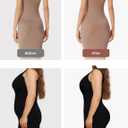 OEAK Tummy Control Shapewear for Women Seamless Girdle High Waisted Body Shaper Underwear Panty Smooth Under Dress Shapewear (Beige, M)