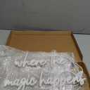 Where The Magic Happens Neon Sign Led Light Up Signs for Wall Decor USB Powered Letter Neon Light Signs for Bedroom Wedding Decor Birthday Party Shop Bar Man Cave 16 x 9.6''(Warm White)