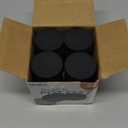 24 Pack Invisible Pot Feet with Enhanced Non-Slip Surface Grip Plant Pots and Flowers, Solid Rubber Pots Risers, Pot Lifters for Indoor or Outdoor Planters, Black 