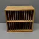 Marker Organizer for 168 Markers,Bamboo Wooden Desk Storage Organizer Rack,Markers Pens Pencils Art Brushes Storage Holder for Home Classroom Office Decor.