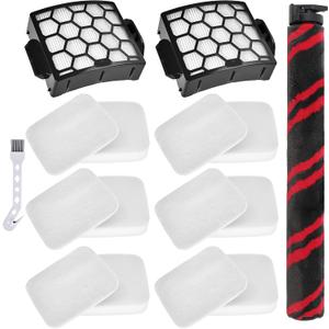UV900 Replacement Part For Shark UV900 Performance Lift-Away Duo Clean Replacment Parts, 1 Roller+ 2 HEPA+ 6 Foam Felt Filters，Part XHF320 XFFK602UKT