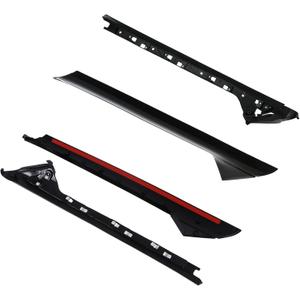 Windshield A-Pillar Molding Trim Kit Left Driver Right Passenger Side Compatible for Ford Explorer 2011-2019 Replaces 926-450 926-451 4 Pcs