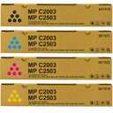 Kminoteh MP C2503 C2003 High Yield Toner Cartridge Compatible for C2503H 841918 841921 841920 841919 Replacement for Ricoh Aficio MP C2003 C2004 C2503 C2504 Printers (4Pack)