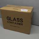 12 Pack Glass Food Storage Containers Set, Glass Meal Prep Containers with Lids, Airtight Lunch Containers, Dishwasher Safe, Pink