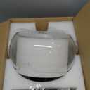 Glass Pendant Lights Kitchen Island, 11.8" Brushed Nickel Industrial Pendant Lighting, Modern Hanging Light Fixture with Glass Shade for Dining Room Kitchen Sink Hallway Entryway