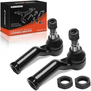 A-Premium 2 x Front Outer Tie Rod Ends, Compatible with Volvo XC60 2010-2017, S60 2011-2018, S60 Cross Country 2016-2018, XC70 2008-2016, S80 2007-2016, V60 2015-2018, V60 Cross Country 2015-2018, V70