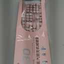 Typewriter Style Mechanical Gaming Keyboard Wired USB-C Retro Round Keycaps Aesthetic Lipstick Colorful 104 Keys NKRO Tactile White Switches White LED Backlit Metal Panel, Lipstick Pink