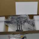 Joossnwell Battery Operated Picture Light Wireless Picture Lights for Paintings with Remote 15.5 Inch Dimmable and Timer Rechargeable Art Light Black Display Gallery Light with Adjustable Swing Arm