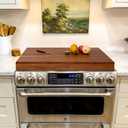 SwallowLiving 30x22 Noodle Board Stove Cover Wood with Handles, Wooden Stovetop Cover Board for Gas Stove and Electric Stove Top, kitchen sink cover for counter space, Acacia