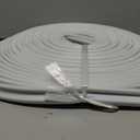 BBTO Weather Stripping Door Seal Exterior Weather Strip for Window V-Shaped Foam Kerf Garage Door Gap Blocker Soundproof Home Improvement Easy to Install(240 Feet,White)