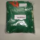 4 Pieces Christmas Xmas Spandex Stretch Washable Dining Room Chair Cover Protector Seat Slipcovers (4, Green Snowflake)