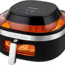8.4 Qt Pizza Air Fryer, Stainless Steel Basket, 1700W Dual-Heat, PFAS-Free