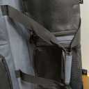 Cat Carrier for 2 Cats, Foldable Double Cat and Dog Carrier, Small to Medium Size, 2 Front Zippered Compartments,Two Pets Carrier for Outdoor Travel,Mulitple Cat Carrier, Grey