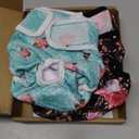 XPCARE Dog Diapers Female (4 Pack) - Washable Reusable Female Dog Diapers - Highly Absorbent Puppy Diapers for Dogs in Heat, Incontinence, or Excitable UrinationSmall