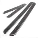 Car Door Sill Plate Protectors,Door Entry Guards Sill Scuff Cover Panel Step Protector Sticker 4PCS Universal,Carbon Fiber Pattern