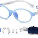 DUCO Blue Light Blocking Glasses for Kids Boys Girls Gaming Computer Glasses for Kids Age 5-10 K026