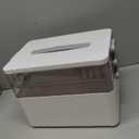 3-Tier Medicine Organizer - Portable Medicine Cabinet with Plastic Handle, Multipurpose Medical Box, Pill Organizer, Empty First Aid Kit for Home