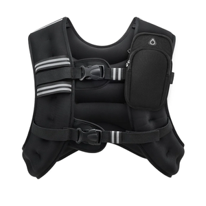 ZELUS Weighted Vest, Weight Vest with Reflective Stripe for Workout, Strength Training, Running, Fitness, Muscle Building, Weight Loss, Weightlifting