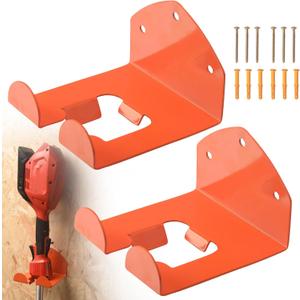 2 Pack Trimmer Rack Suit Trimmer Rack Garden Power Tool Hanger Garage Storage for Stihl Kombi, Grass/Hedge Trimmer, Adjustable, Wall Mount, Garage Tool Storage and Organization