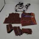 Kids Knight Costume Cosplay Wars Armor Warrior Costume Cosplay SW Rebels Girls Halloween Party (Small, Brown)