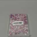 150Pcs Rhinestone Beads 10mm Pink Sparkle Round Shamballa Disco Ball Beads, Shiny Crystal Clay Pave Diamond Rhinestones Bead for Baseball Necklace Bracelet Earring Jewelry Making Party Decoration