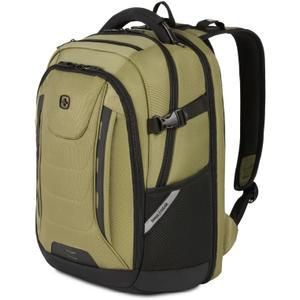 SwissGear Travel Tech Pro Laptop Backpack Fits Laptops up to 16 ScanSmart TSA-Friendly Backpack with Multiple Organizer Pockets Olive