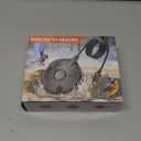 Daoeny Bird Bath Heater, 120W Bird Bath Heaters for Outdoors in Winter, Birdbath Water Heater Full-Covered Aluminum, Heated Bird Bath Pond Deicer Thermostatically Control for Patio Yard Farm (Black)