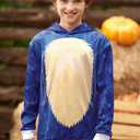 Unisex Kids Halloween Funny Hoodies Cute Print Pullover with Pocket 4-14 Years (L)