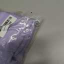 Arshiner Girls Dresses Short Sleeve Ruffle Chiffon Summer Flowy Dress with Square Neck (Purple)