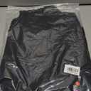 SUNNOW Women's Summer Top Ruffle Stand Collar Button Down Shirt Tailored Puff Sleeves Blouse Basic Simple Shirts (Black, S)