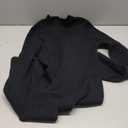 Saodimallsu Womens Long Sleeve Sweater Dress Bodycon Crew Neck Fall Slimming Knit Mini Dresses (Small, Black)