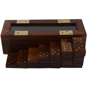 Handcrafted Wooden Domino Game