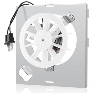 7-1/4"x7-1/8 S97012026 Bathroom Exhaust 50CFM Fan Motor Assembly Compatible with Bro-an Nu-Tone 696N-R02 B 696N-R01 B 688-K 688-J 688-H 688-G 663-G 663-H 663-J Bathroom Fan Replacement by Fetechmate