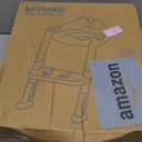 Potty Training Seat SKYROKU Potty Training Toilet with Step Stool Ladder, for Kids Boys Girls Toddlers - Comfortable Safe Potty Seat with Anti-Slip Pads Ladder 8838-Grey