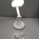 One Fire Cordless Desk Lamp, Dimmable Small Battery Powered Lights, 3600mAh Rechargeable Wireless Table Lamp, Mini Lamp&Portable Light for Bed, Book Reading, Home for Small Spaces, Nail Light, Craft, Office