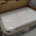 Bassinet Bedside Sleeper - All-Mesh Design, Portable Bedside Bassinet for Baby with Washable Mattress, 5 Adjustable Heights, Beige