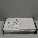 100% Blackout Shield Linen Blackout Curtains for Bedroom 96 Inches Long, Back Tab/Rod Pocket Living Room Drapes, Thermal Insulated Blackout Curtains 2 Panels Set, 50" W x 96" L, Beige