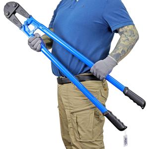 42 Inch Bolt Cutter with Drop Forged Alloy Steel Blades,with Ergonomic Handle,Heavy Duty Metal Cutter for Rebars, Chains, Locks, Wires, Bolts, Fence.(42in)