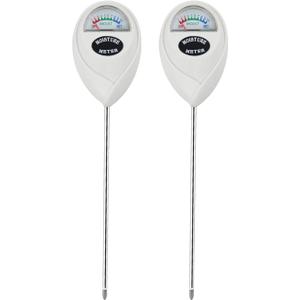 Censinda Soil Moisture Meter, 2 Pack Soil Moisture Monitor for House Plants, Soil Hygrometer Moisture Sensor for Indoor & Outdoor, Garden, Farm, Lawn Plant Care, No Battery Needed(Green + White)