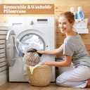 Reading Pillow for Lap, Memory Foam Lap Desk Pillow for Adult Gaming, Reading, Crocheting, Resting or Working, Soft Laptop Pillow for Bed Car Couch Floor(Black)