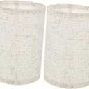 HOMSFOU 2pcs Creative Foldable Lampshade Removable Table Light Cover for Design Fine Workmanship for Bedside and Living Room