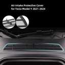 Air Intake Protective Cover for Tesla Model Y 2021 2022 2023 2024 Air Vent Cover Air Intake Vent Grille Cover (black)