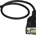 StarTech.com USB C to Serial Adapter Cable 16" (40cm) - USB Type C to RS232 (DB9) Converter Cable - USB-C Serial Cable for PLCs, Scanners, Printers - Male/Male - Windows/Mac/Linux (ICUSB232C)