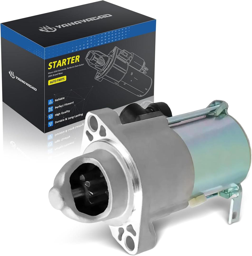 10914N Starter Motor for Honda Accord 2.4L L4 2013 2014 2015 2016 2017, for Honda CRV 2.4L L4 2015-2016, for Honda Civic 2.0L L4 2016-2019, Replaces 10914 312005A2A51 312005A2A52 SM74009